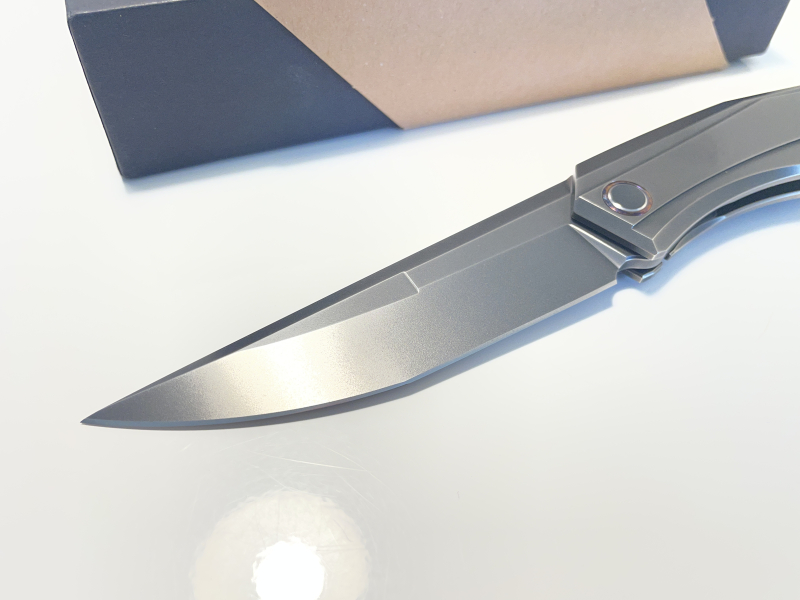 WEKNIFE Cybernetic Top Flipper Knife Titanium Handle – obrázek 2
