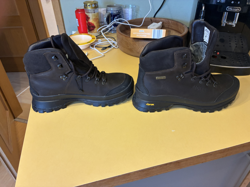 Aigle Herren Trekking Jagd Stiefel MUNTAGNA GTX, dunkelbraun, Größe 44 NEU no Lowa Hanwag Meindl – Bild 3