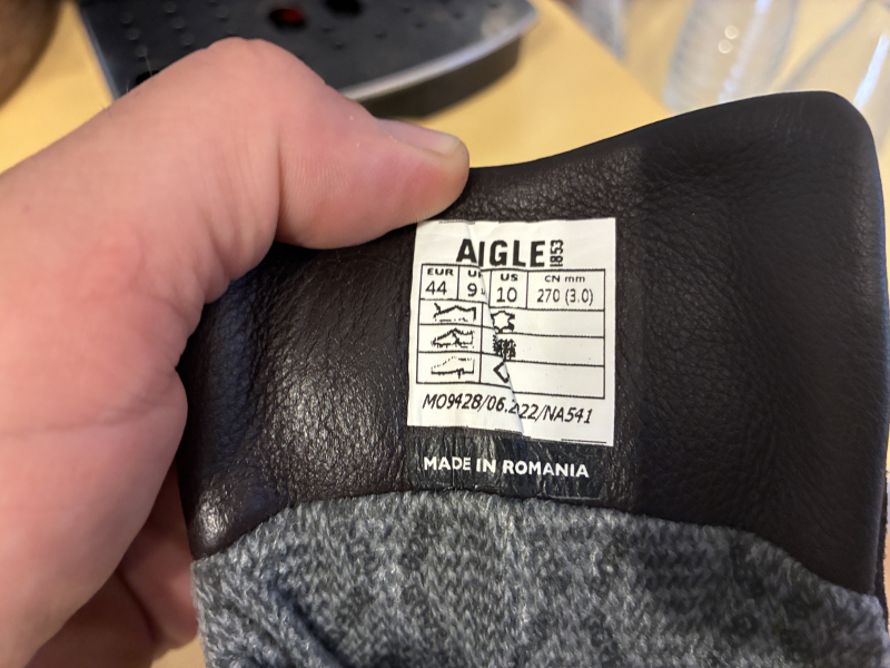 Aigle Herren Trekking Jagd Stiefel MUNTAGNA GTX, dunkelbraun, Größe 44 NEU no Lowa Hanwag Meindl – Bild 2
