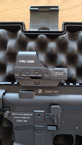 Schmeisser AR15-9 S4F + Holosun HE510C-GR – Bild 3