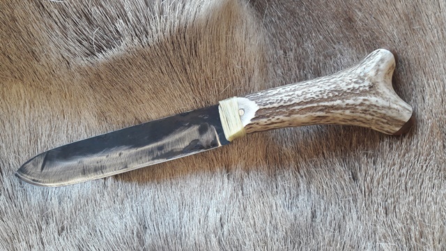 Handgeschmiedetes Mountainman-stil Messer – Bild 2