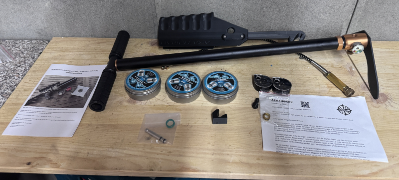 AEA HP Max MK1 MK 1 Luftgewehr von GoGun mit Handpumpe und Zubehör – Bild 6