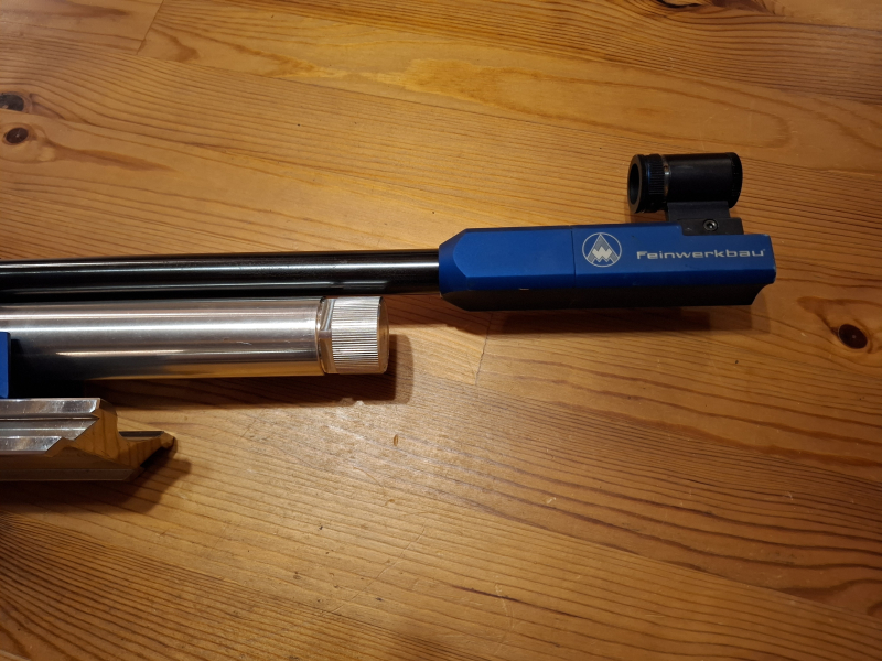 Feinwerkbau P70 Alu blau rechts Auflage – Bild 5