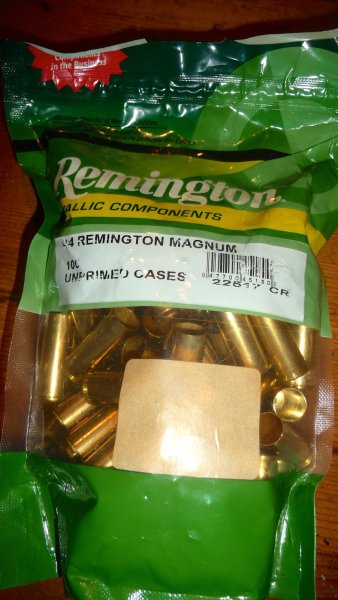 100St. 44 Remington Magnum Hülsen – Bild 1