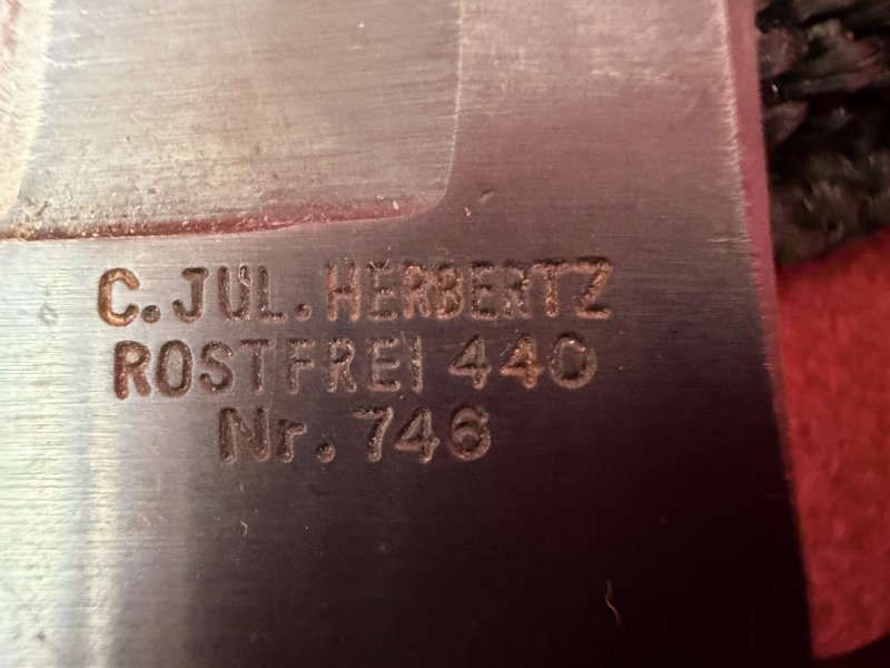 Herbete Tanto Messer, schwarz – Bild 2