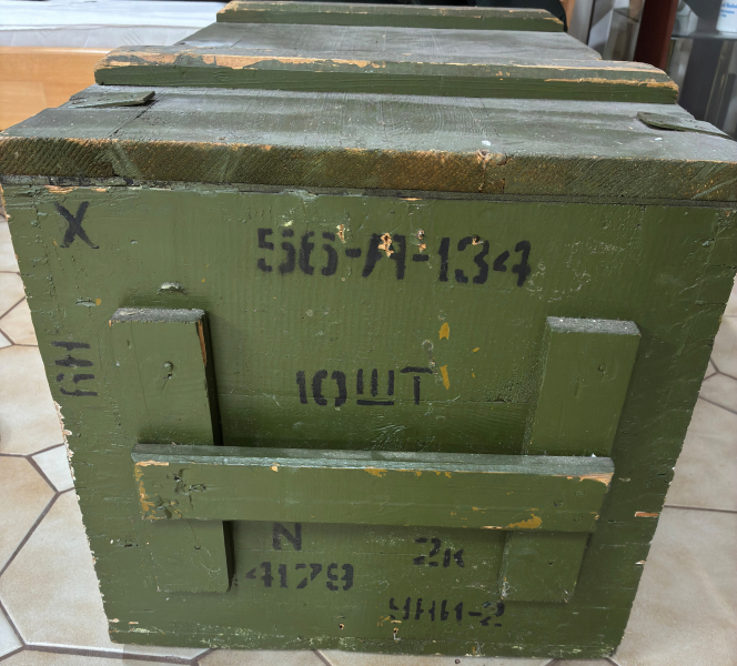 Seltene originale sowjetische PPSh-41 Transport-/Verpackungskiste – 56-А-134 – 10 шт. – Sammlerstück – Bild 2