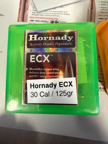 100x Hornady ECX 125gr - Cal30 – Bild 1