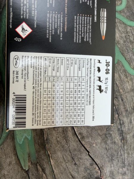 Munition RWS .30-06 HIT Short Rifle 3 Packungen 57 Schuss – Bild 5