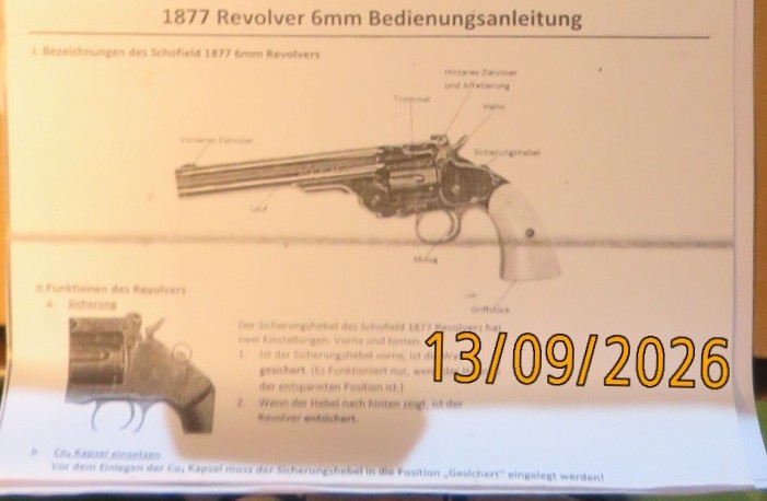 Schofield CO2 Revolver 6mm BB – nuotrauka 6