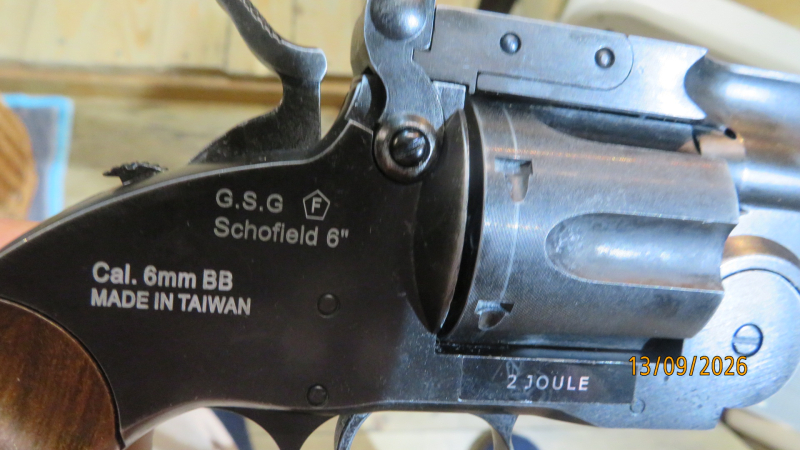 Schofield CO2 Revolver 6mm BB – nuotrauka 4
