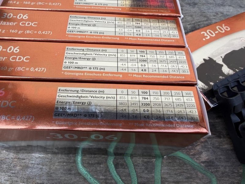 Munition Blaser CDC .30-06 7 Schachteln 126 Schuss – Bild 3