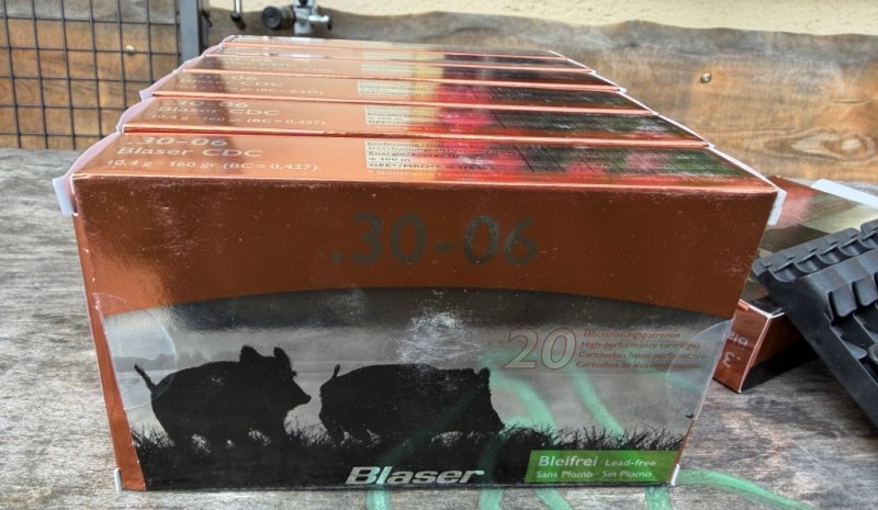 Munition Blaser CDC .30-06 7 Schachteln 126 Schuss – Bild 2