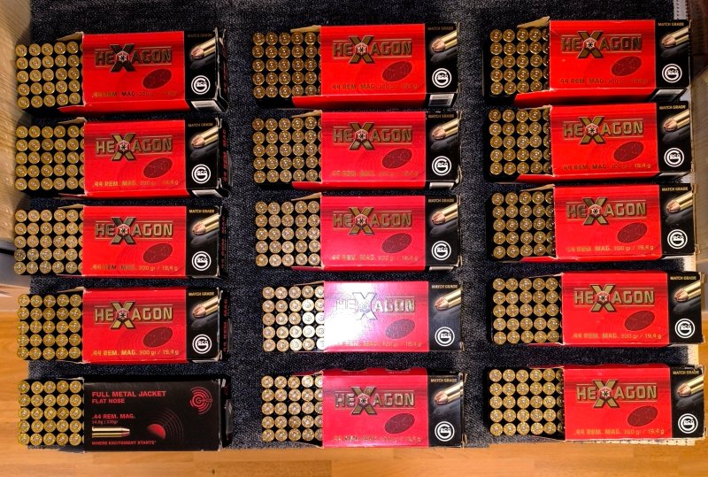 Hülsen Patronen Wiederladen Geco .44 Magnum Hexagon – Bild 1