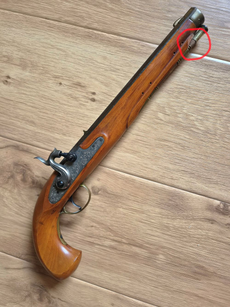 Pedersoli Kentucky Vorderladerpistole Perkussion Cal. .44 – Bild 1