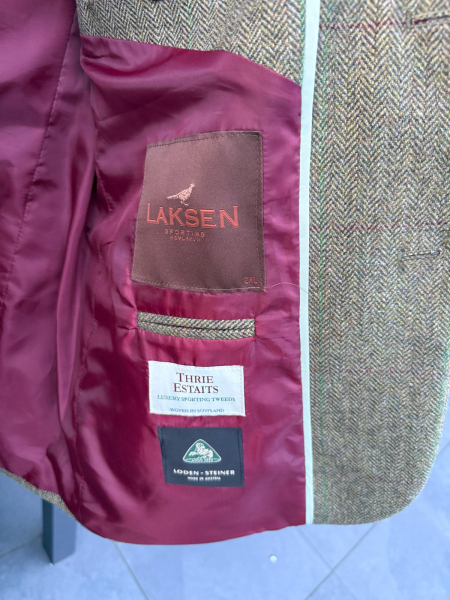 englisches Tweed Sakko Laksen XXL – Bild 2