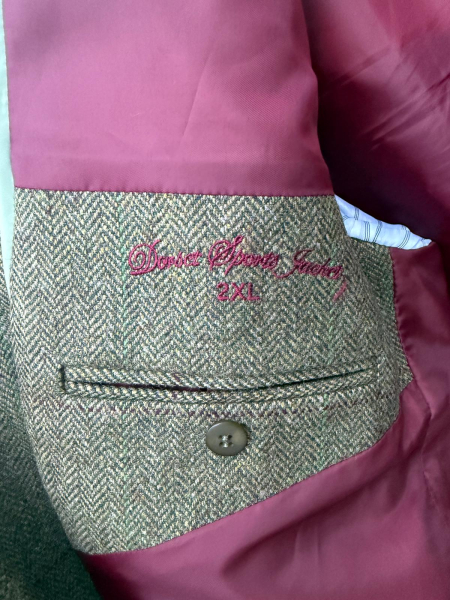 englisches Tweed Sakko Laksen XXL – Bild 3