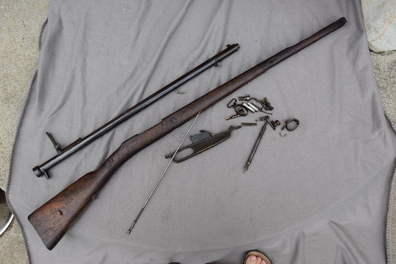 Schaft und Ersatzteile Gewehr 88 Deutschland 1. Weltkrieg Danzig 1891 – Bild 1