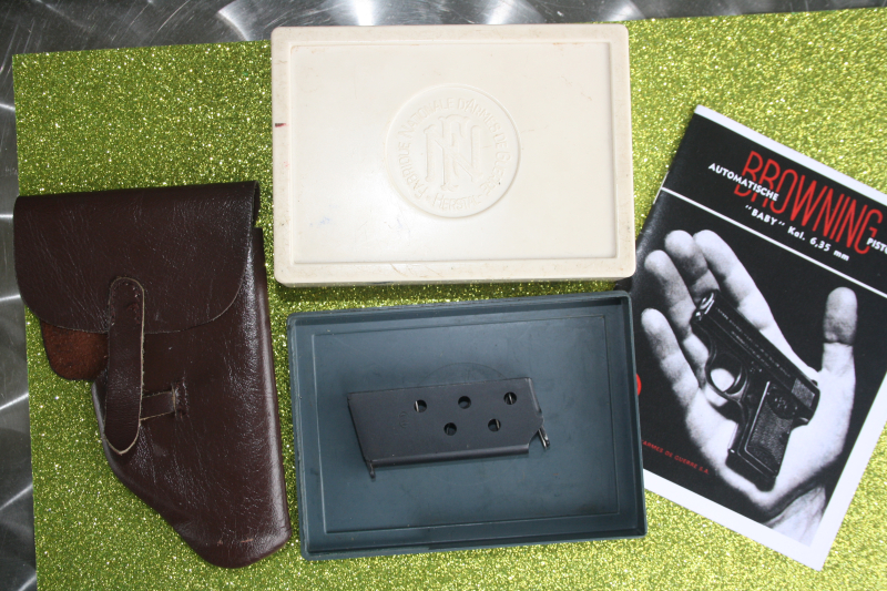 Taschenpistole FN BABY im Kaliber 6,35 mm Browning mit Zubehör – Bild 3