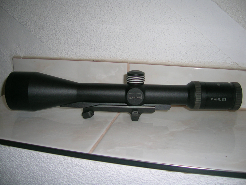 Zielfernrohr Kahles 3-12x56 mit Blaser Sattelmontage – Bild 1