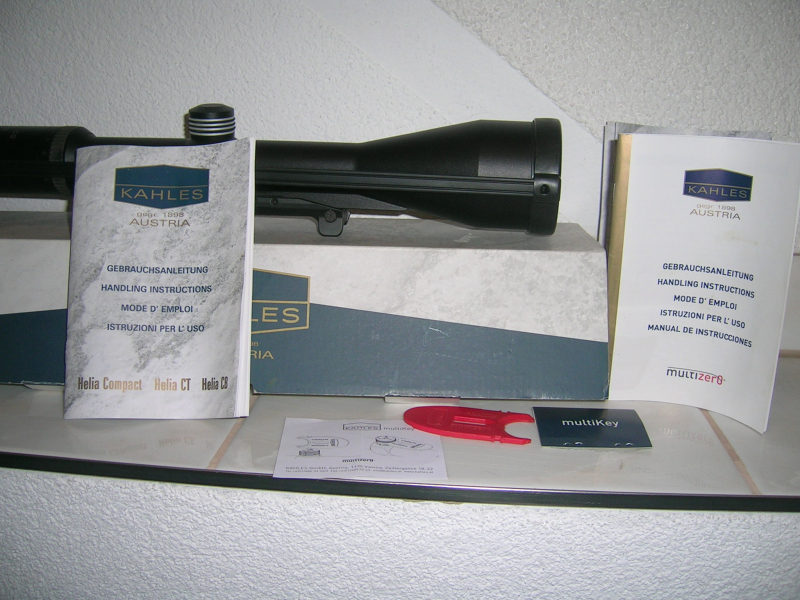 Zielfernrohr Kahles 3-12x56 mit Blaser Sattelmontage – Bild 5