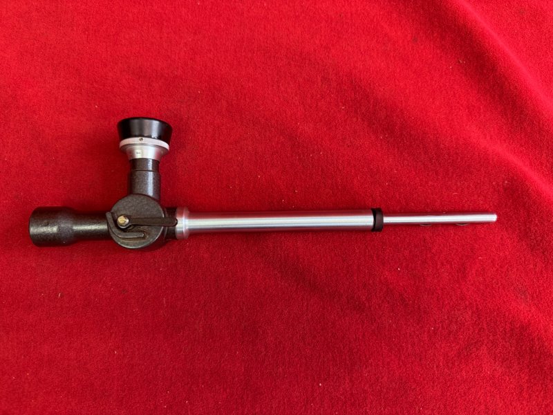 Sowjetischer Ziellinienprüfer (Modell TXP-7-195 / ТХП-7-195), Kaltes Justieren – Bild 3