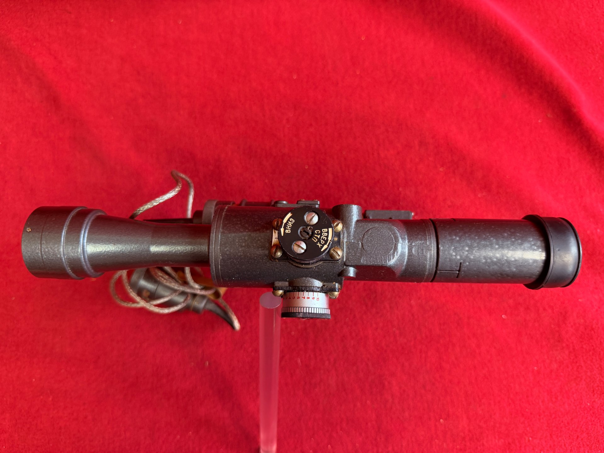 PSO-1 Zielfernrohr (4x24)mit beleuchtetem Absehen (ohne Batterie) und Seitenmontage – Bild 5