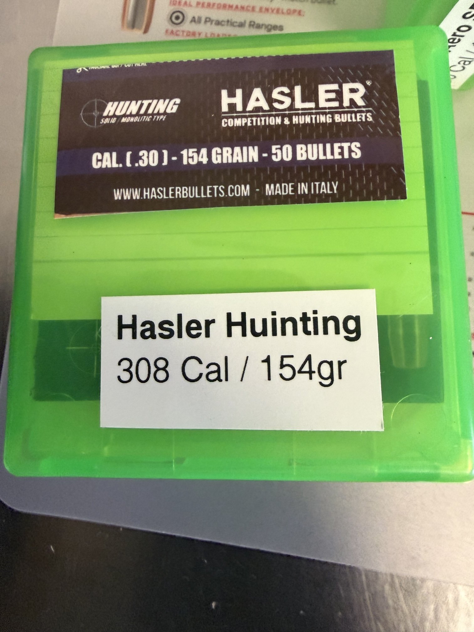 98x Hasler Hunting 154gr - Cal .30 – Bild 1