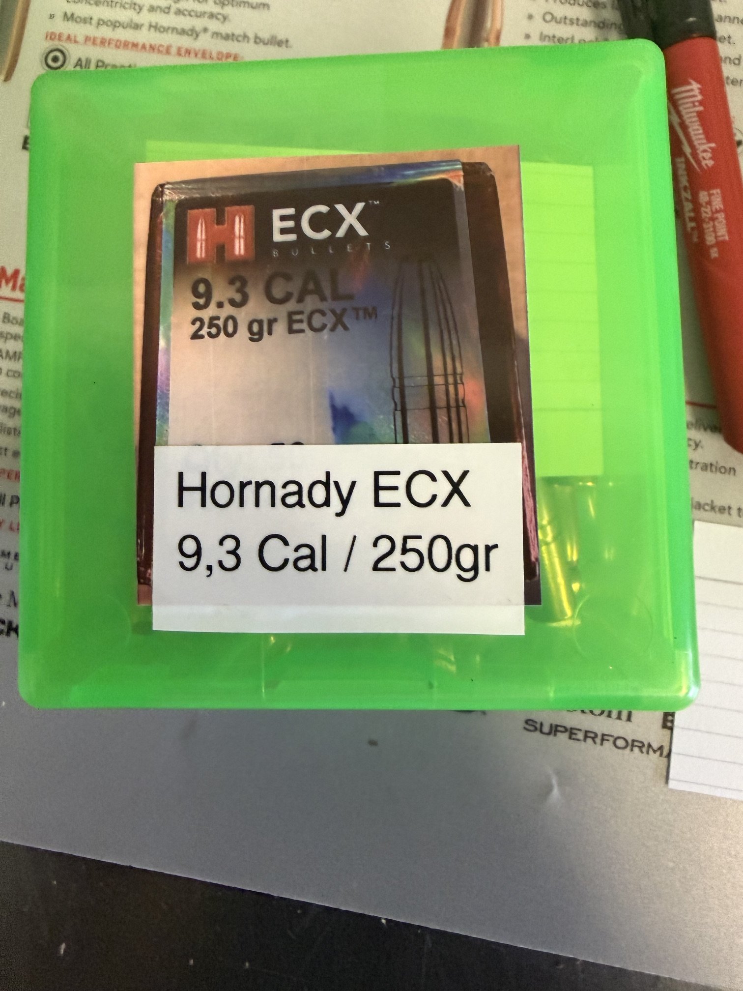 123x Hornady ECX 250gr - Cal .366 - 9,3 – Bild 1