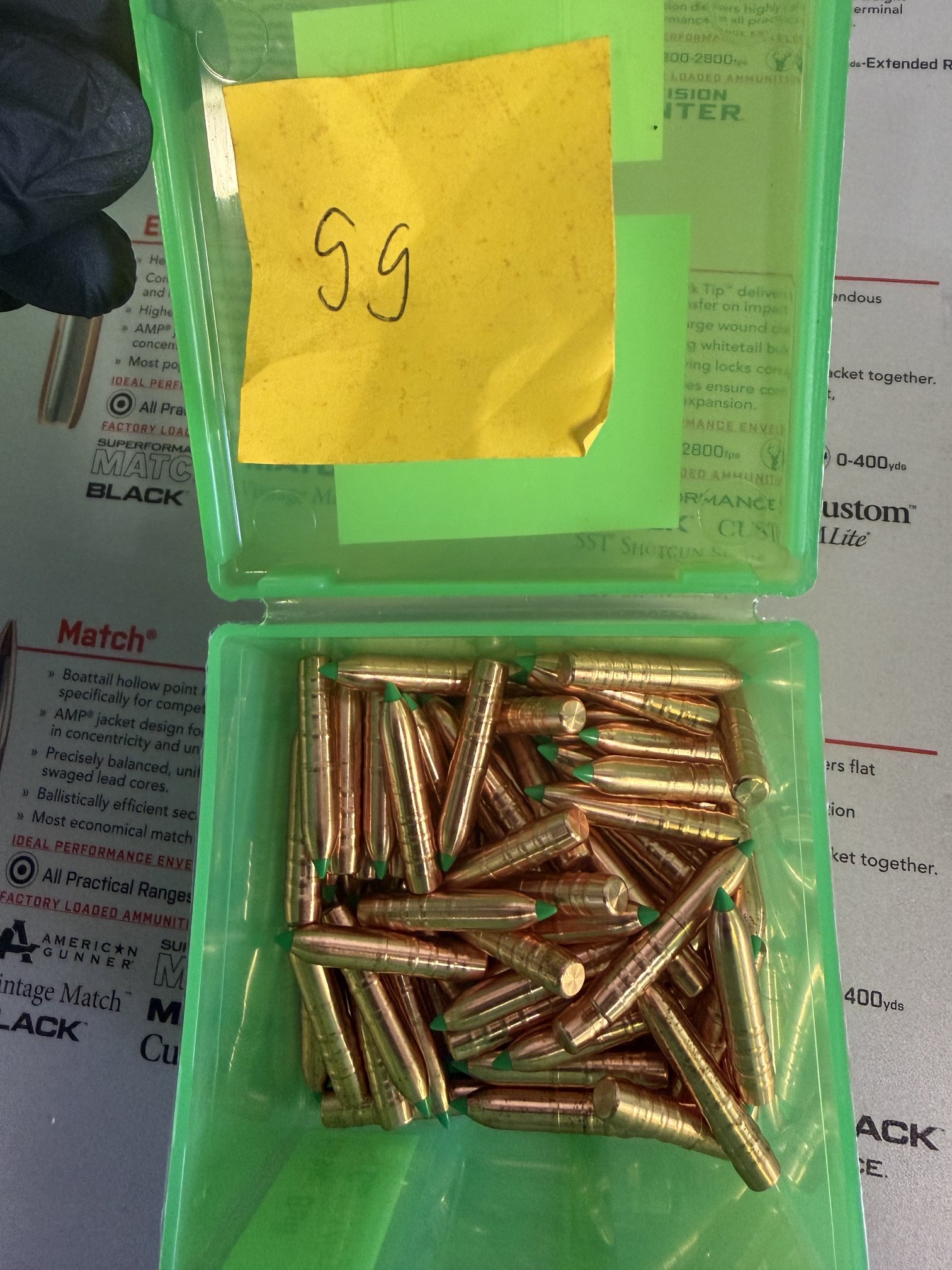 99x Hasler Bull 140gr - Cal 264 - 6,5 – Bild 1