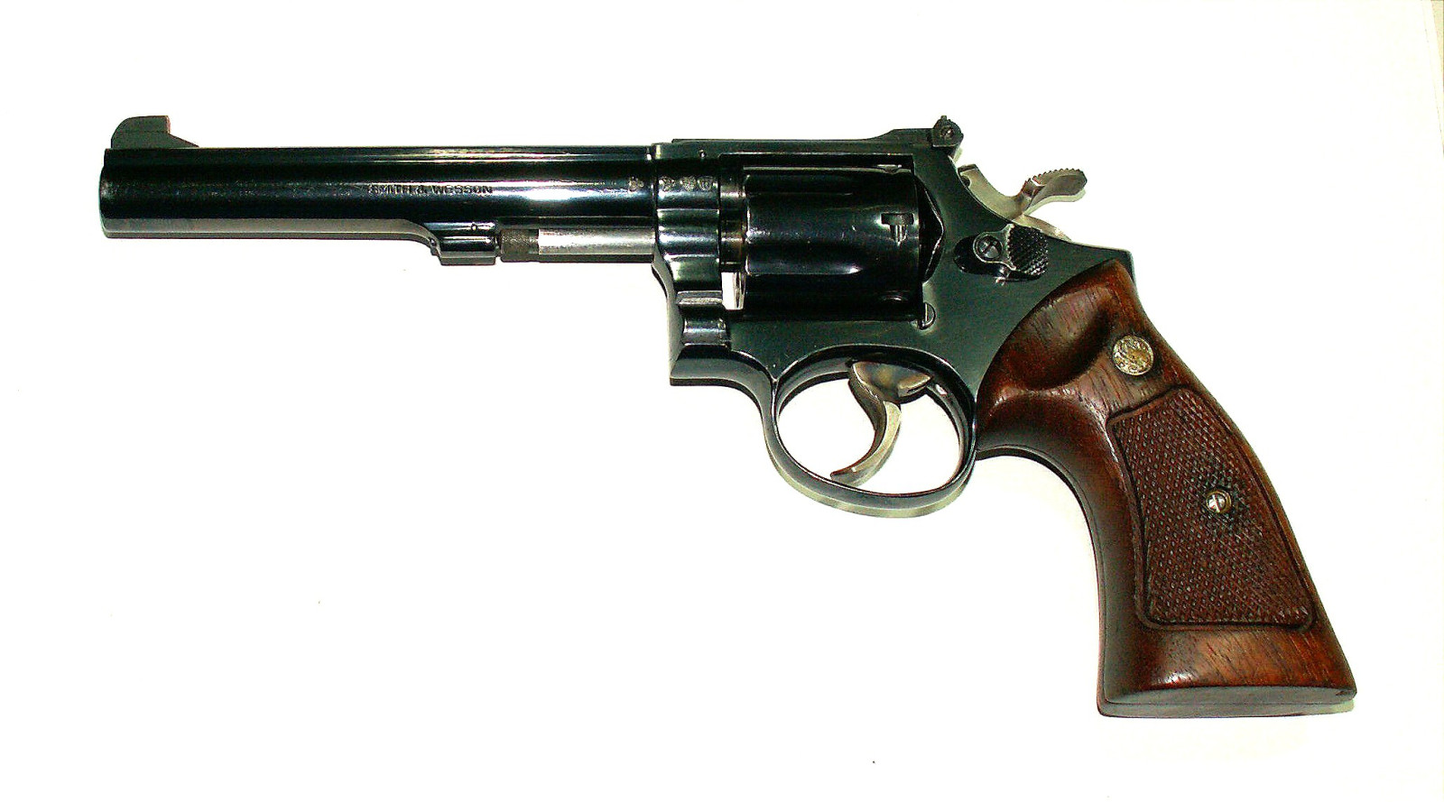 Revolver Smith & Wesson 14-3, "K38 Masterpiece", 1973, .38Special, Top-Zustand !!! – Bild 1