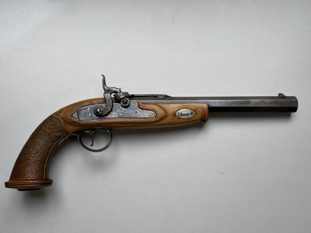 Perkussions-Vorderladerpistole Kal. .45 ähnlich Continental, Le Page oder Patriot – Bild 1