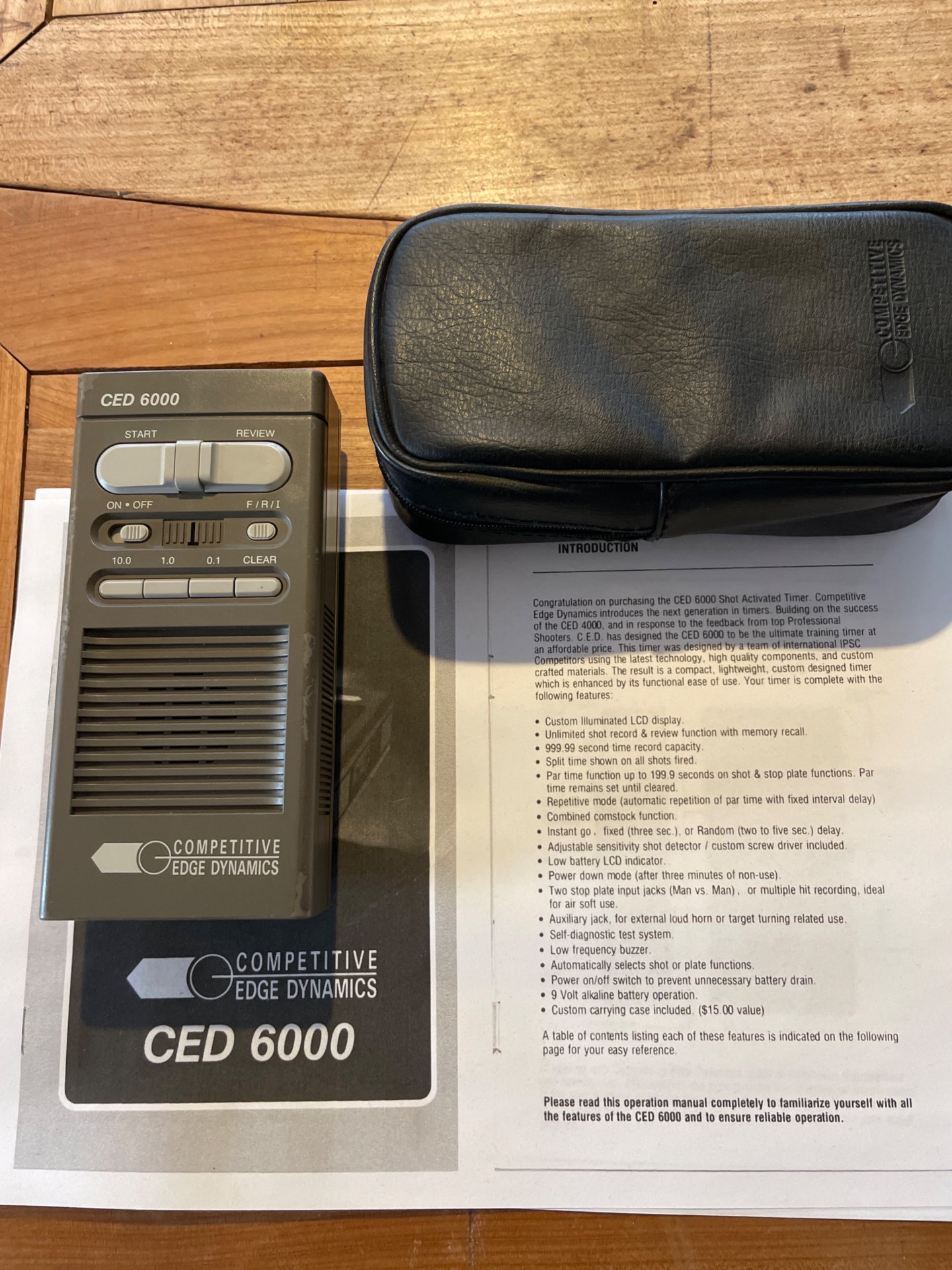 CED 6000 Shot Timer – sehr guter Zustand – inkl. Transporttasche & Bedienungsanleitung – Bild 1