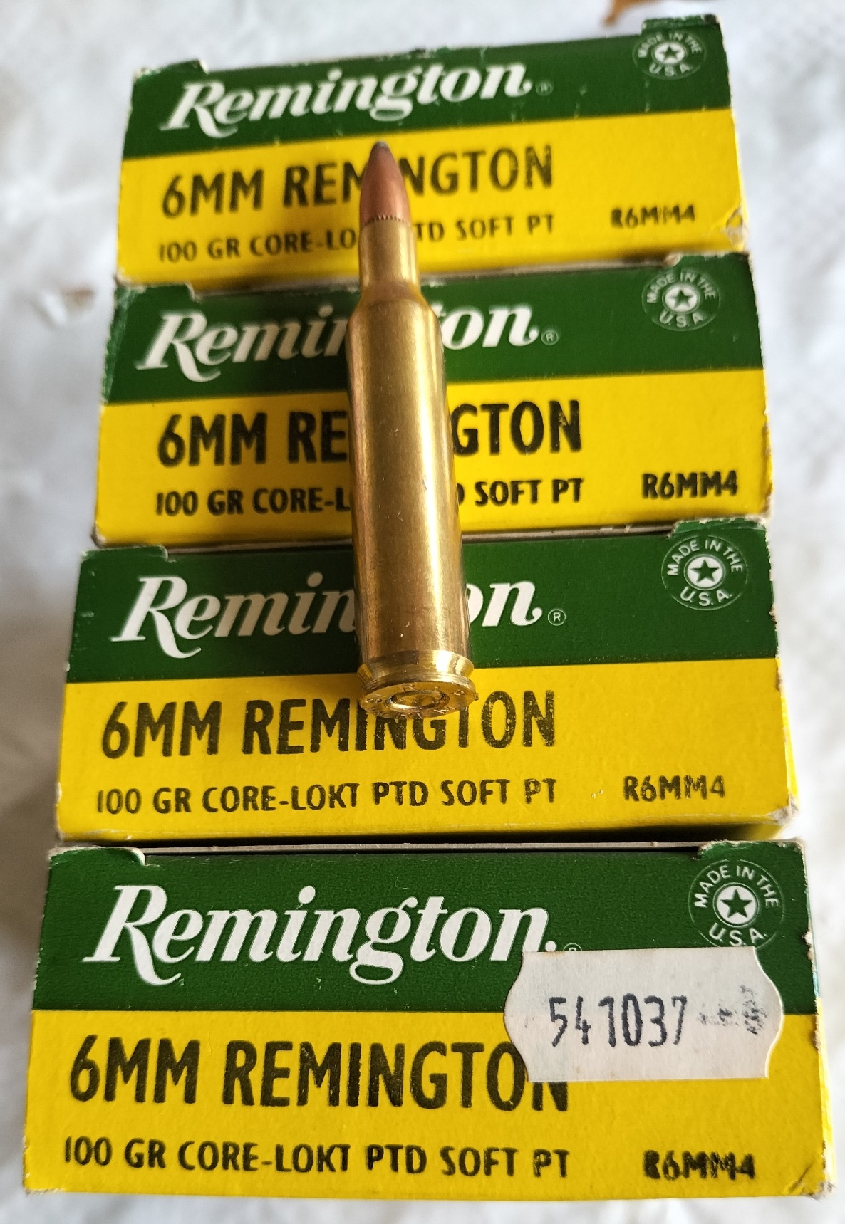 77 Patronen Kaliber 6mm Remington – Bild 1