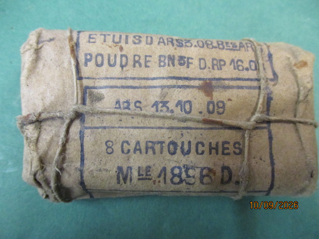 Originale Patronenpackung Lebel Gewehr M 1886 , 8x50 R Lebel , keine 8x57 IS – Bild 1