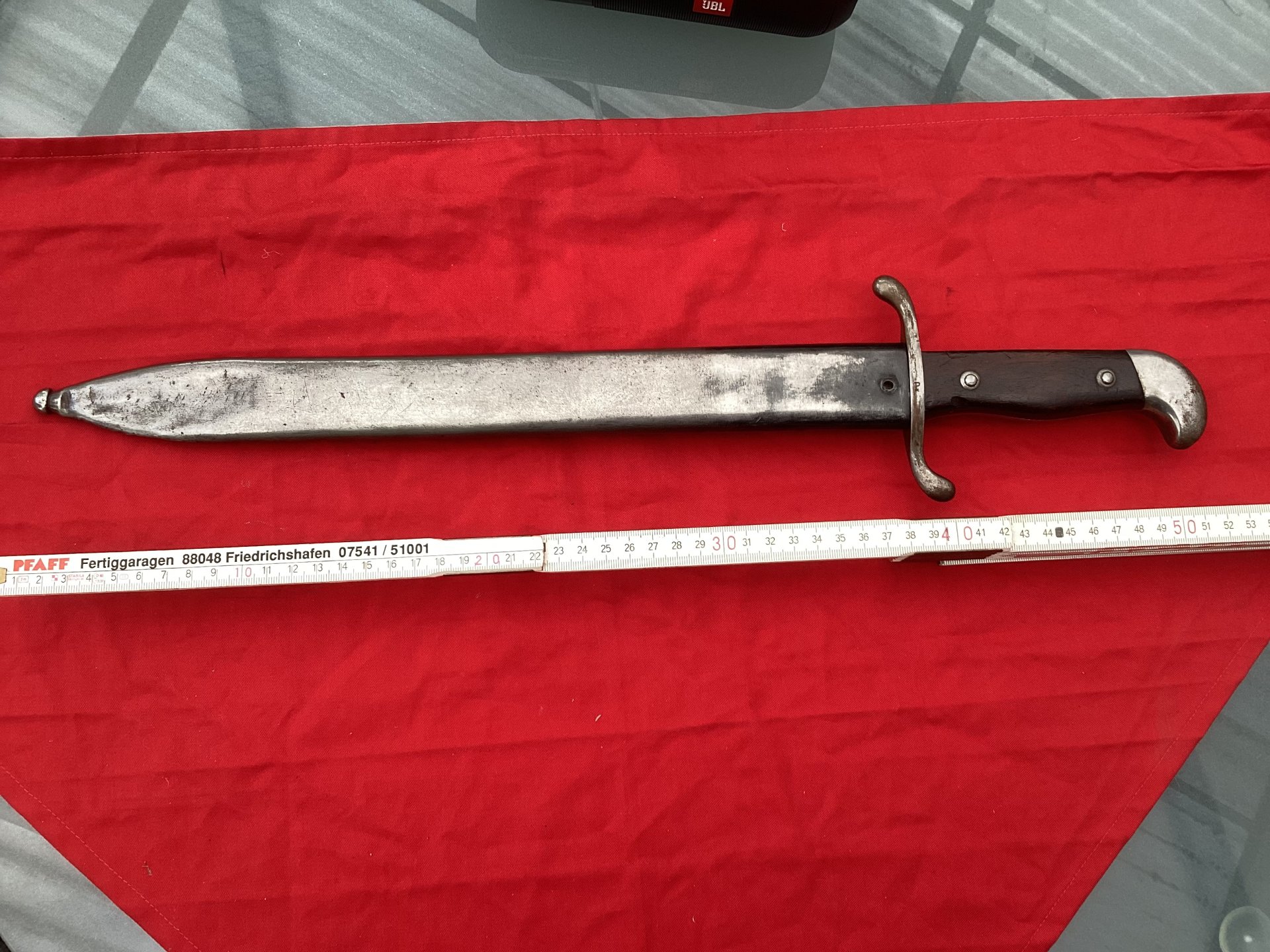 Altes Bajonett, Machete,Argentinien,von 1909,Weyersberg u. Kirschbaum Solingen – Bild 1