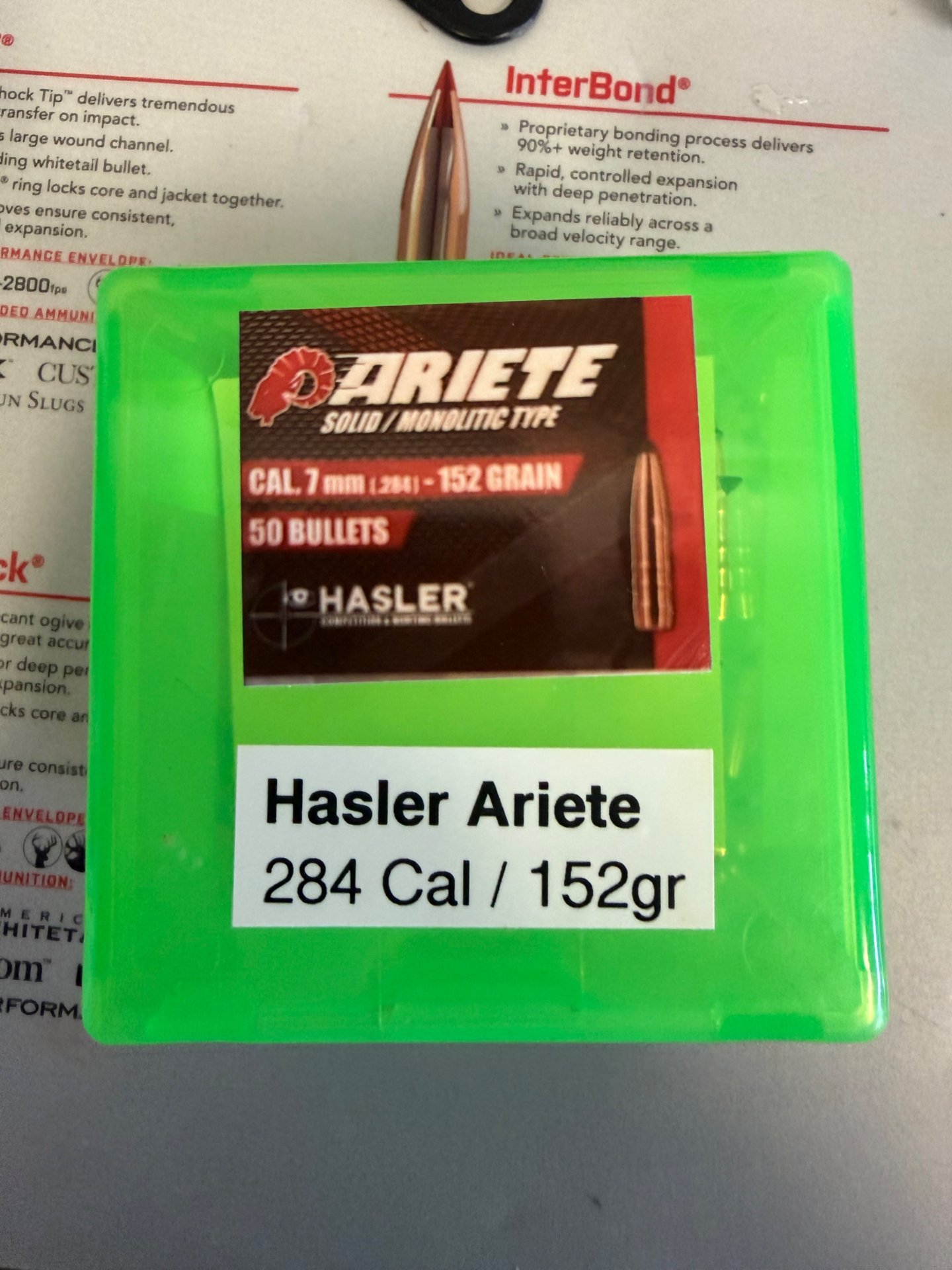 39x Hasler Ariete 152gr - Cal .284 - 7mm – Bild 1