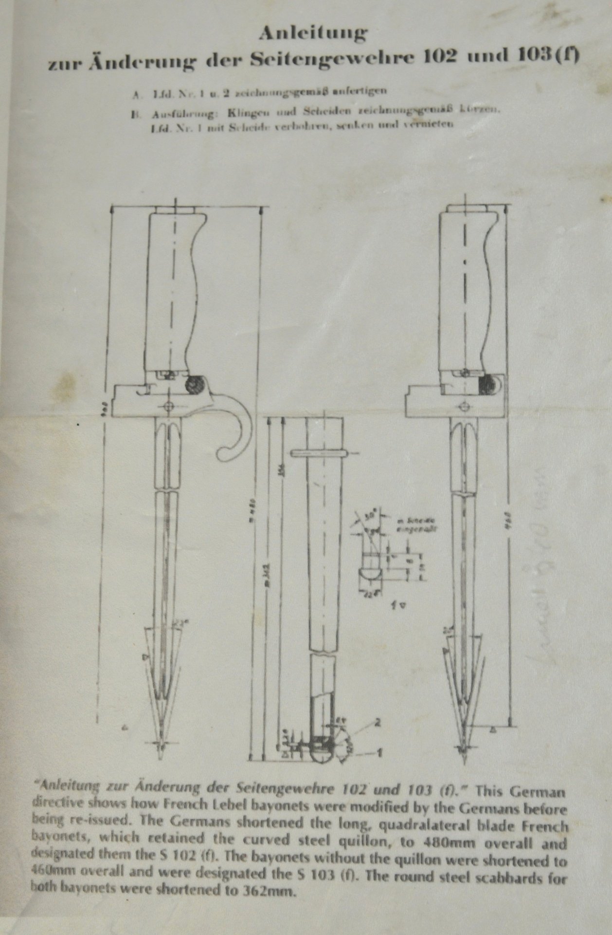 S103 (f) seltenes Bajonett – Bild 6