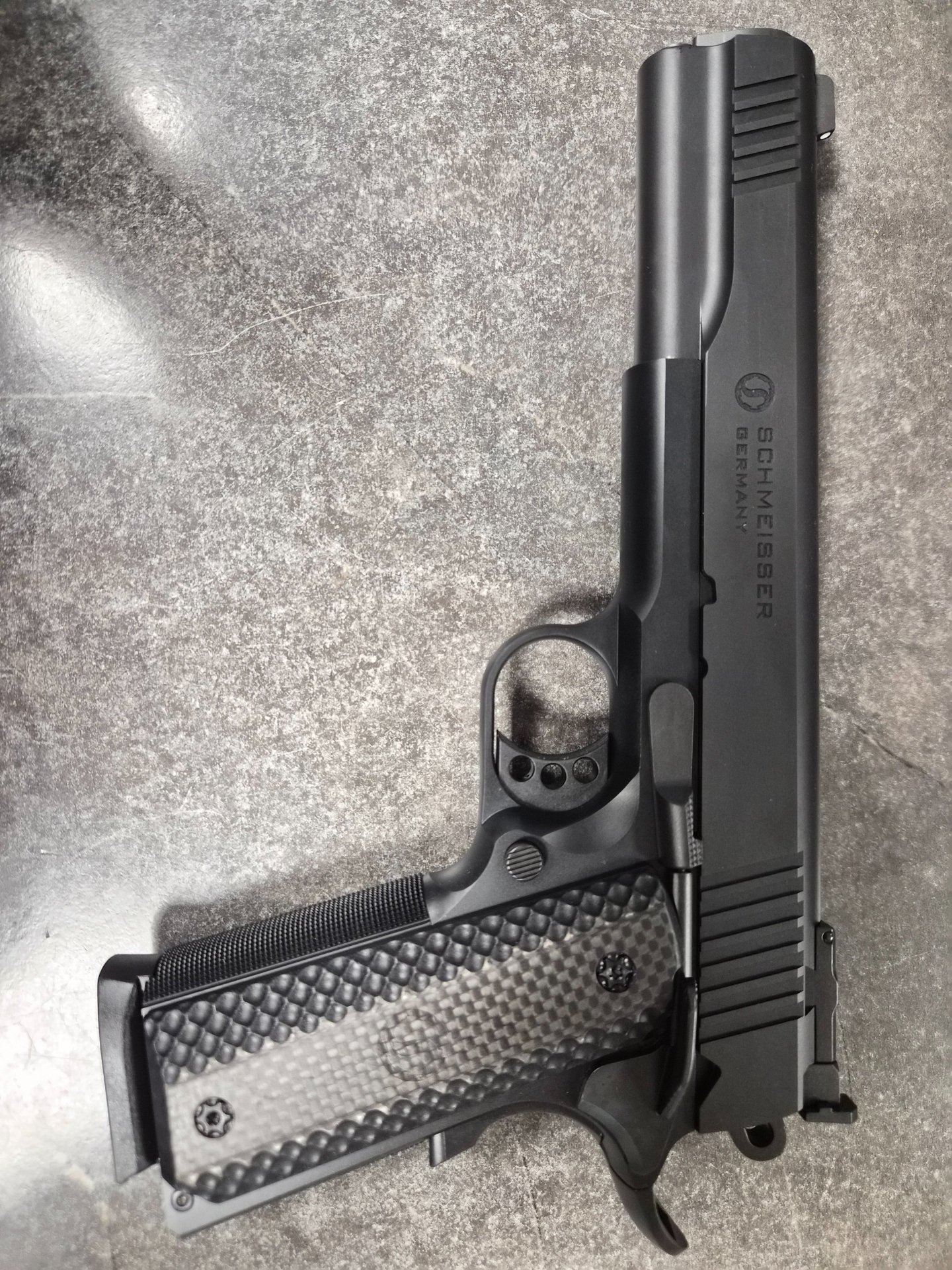 Schmeisser Hugo 1911 6" Kaliber 45ACP Pistole – Bild 1
