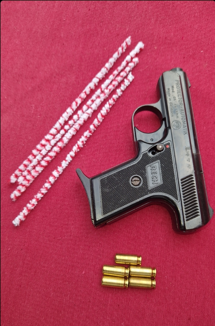 +++Beste Taschenpistole für Verteidigung RECK PROTECTOR  -Cal.8mm  PTB 12 !!! aus Sammlung 1A – Bild 1
