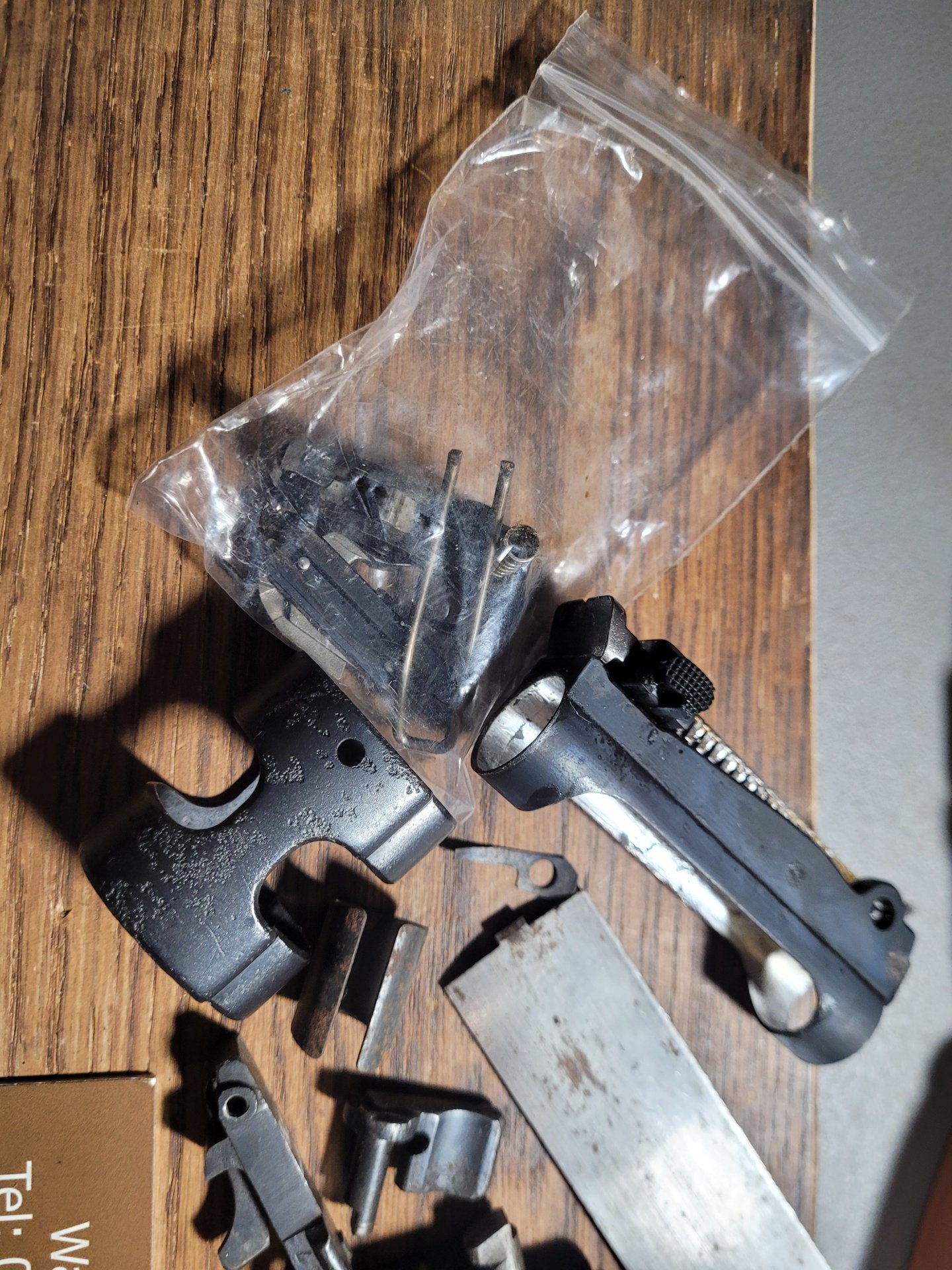 K 98 Teile Magazinkasten Schlösschen Abzug Deutscher Stecher Riemen – Bild 3