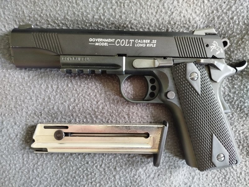 Colt 1911, Pistole, Cal. .22L.R. Kleinkaliber, Fangschuss, Fallenjagd, Sport, Halbautomatisch – Bild 2