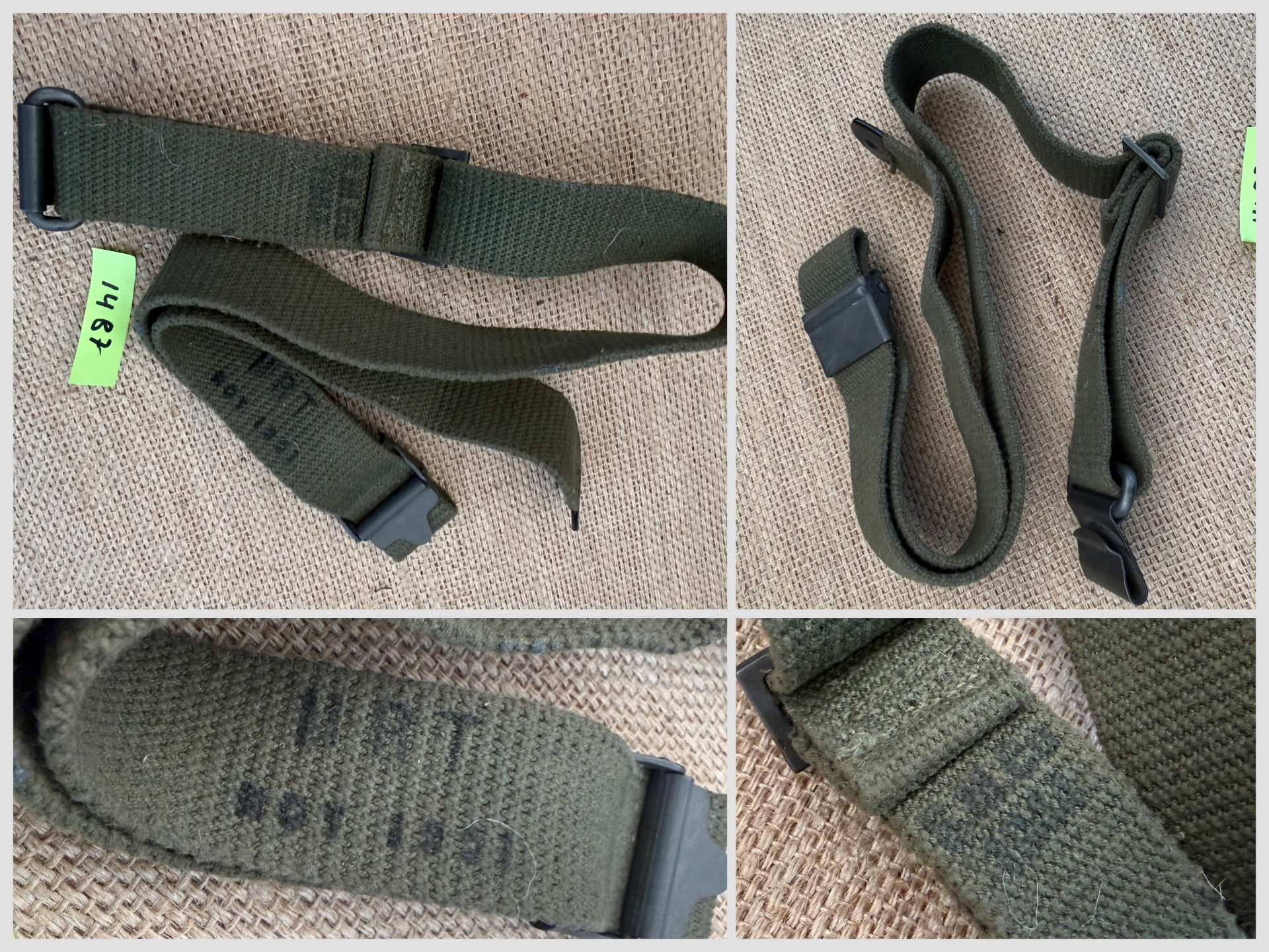 Riemen M1C M1D Garand - Gewehrriemen Original US-Army S.M.CO 1944 – Bild 1
