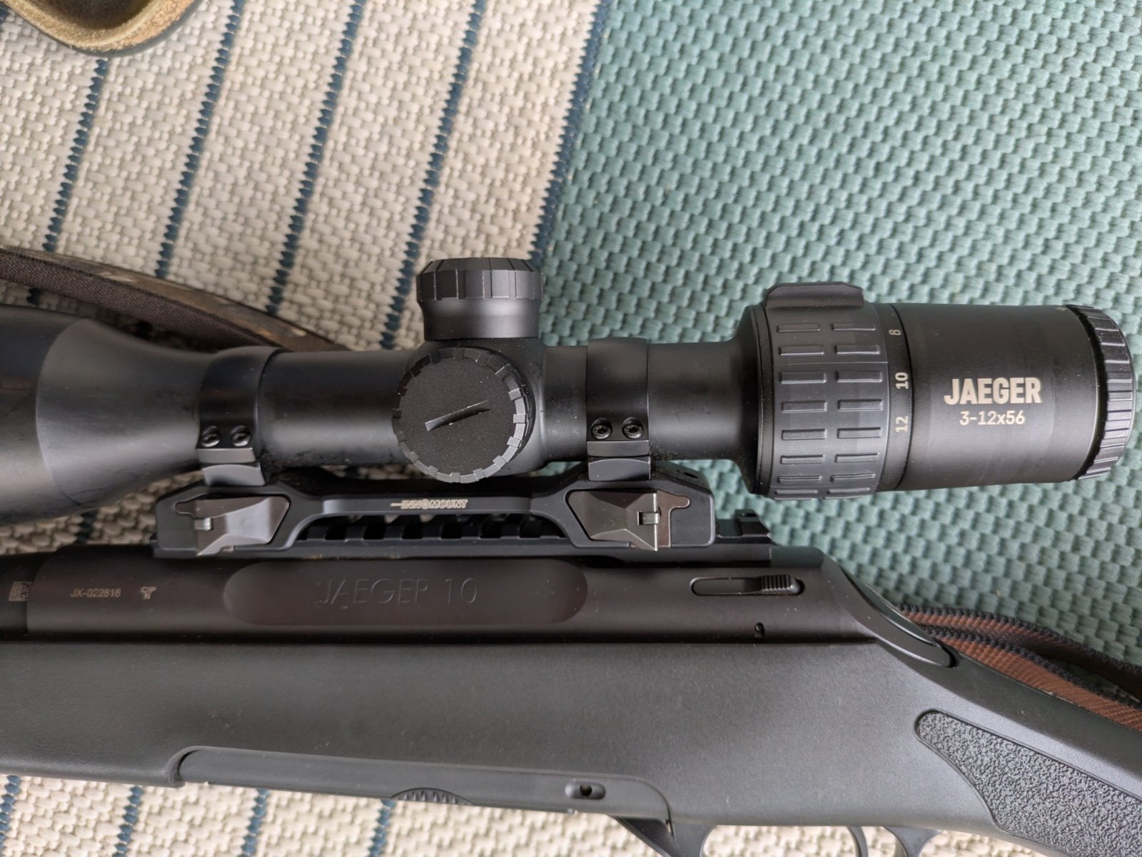 Haenel Jäger 10 + Zielfernrohr Yukon Jaeger 3-12x56 LP – Ansitzfertiges Komplettset! – Bild 2