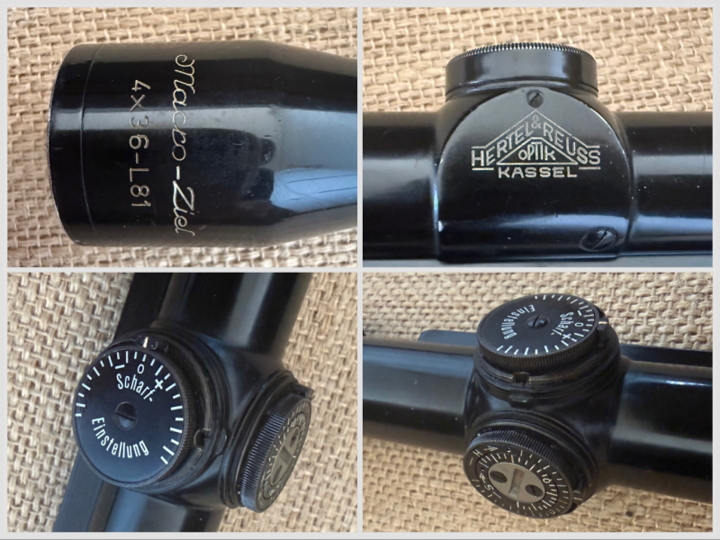 Zielfernrohr 4X36-L81 Macro-Ziel Hertel & Reuss Optik Kassel – Bild 2