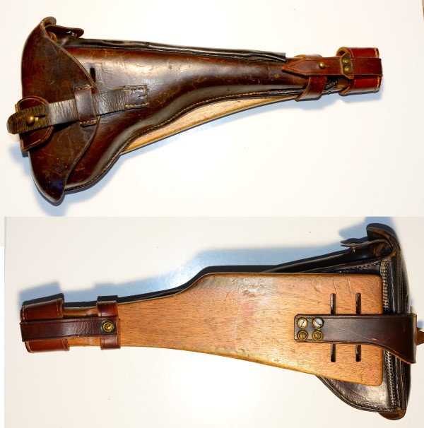 Pistolentasche Ari-Luger mit Anschlagbrett – Bild 1