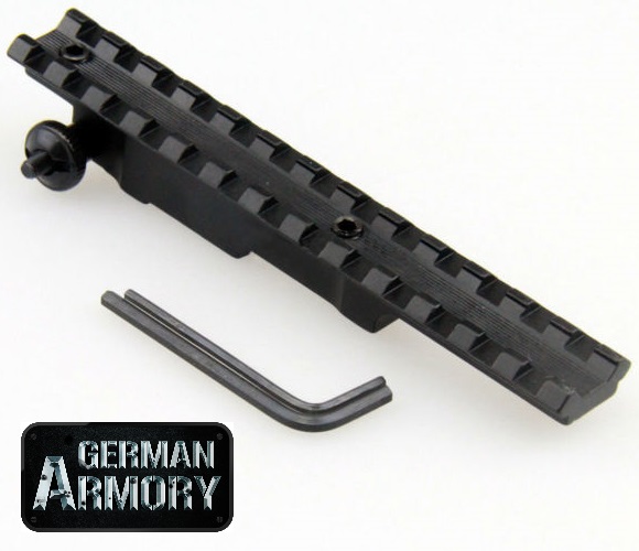 Optikmontage K98 Zielfernrohrmontage Rail Picatinny Weaver Schiene Mauser k98K PM98 Montageschiene – Bild 1
