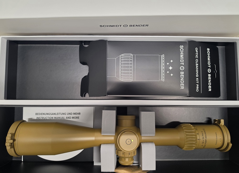 Schmidt & Bender 6-36x56 PM II High Performance LPI MSR2 1cm ccw DT35 MTC LT/ ST ZC CT RAL 8000 – Bild 1