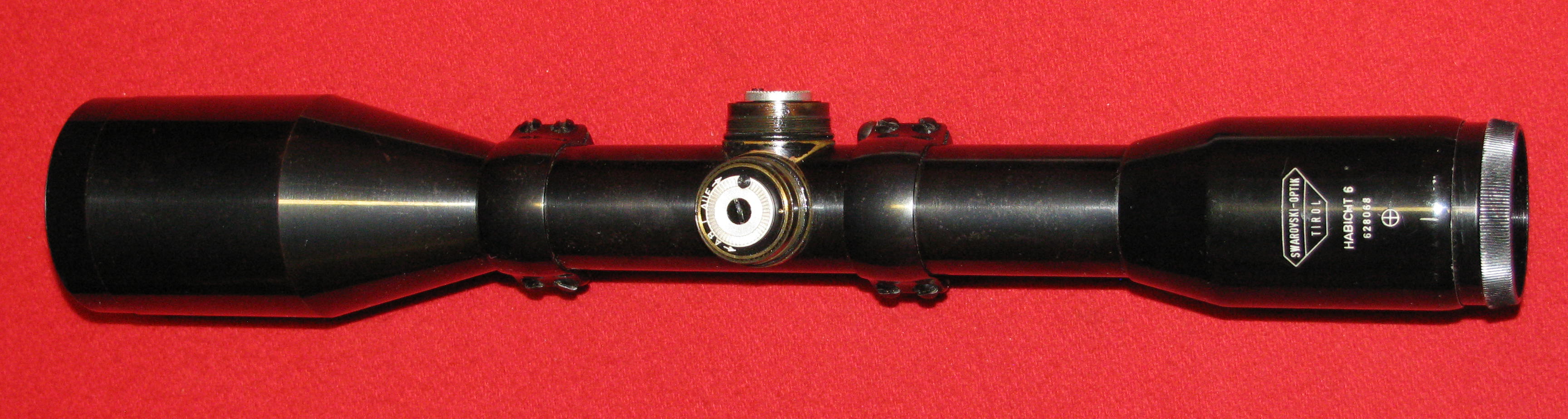 Älteres ZF / Zielfernrohr / Stahlglas, ein SWAROVSKI HABICHT 6 ( x 42 ) mit dem Absehen 1 / Montage – Bild 3