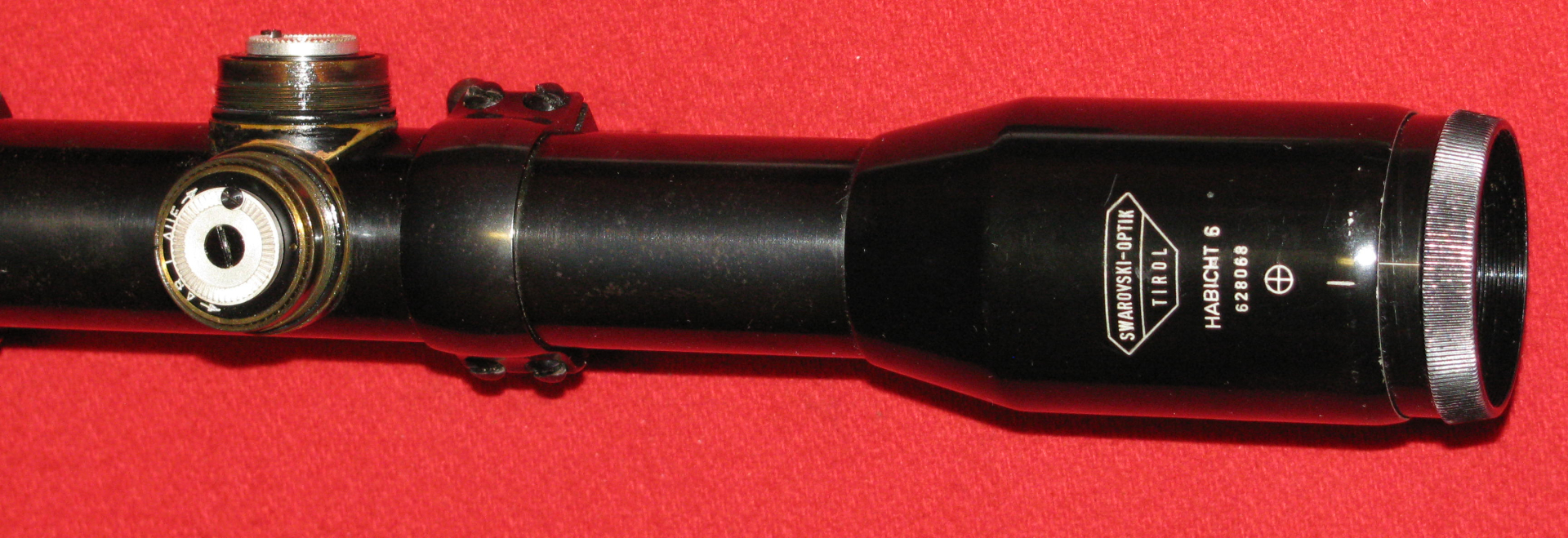 Älteres ZF / Zielfernrohr / Stahlglas, ein SWAROVSKI HABICHT 6 ( x 42 ) mit dem Absehen 1 / Montage – Bild 4