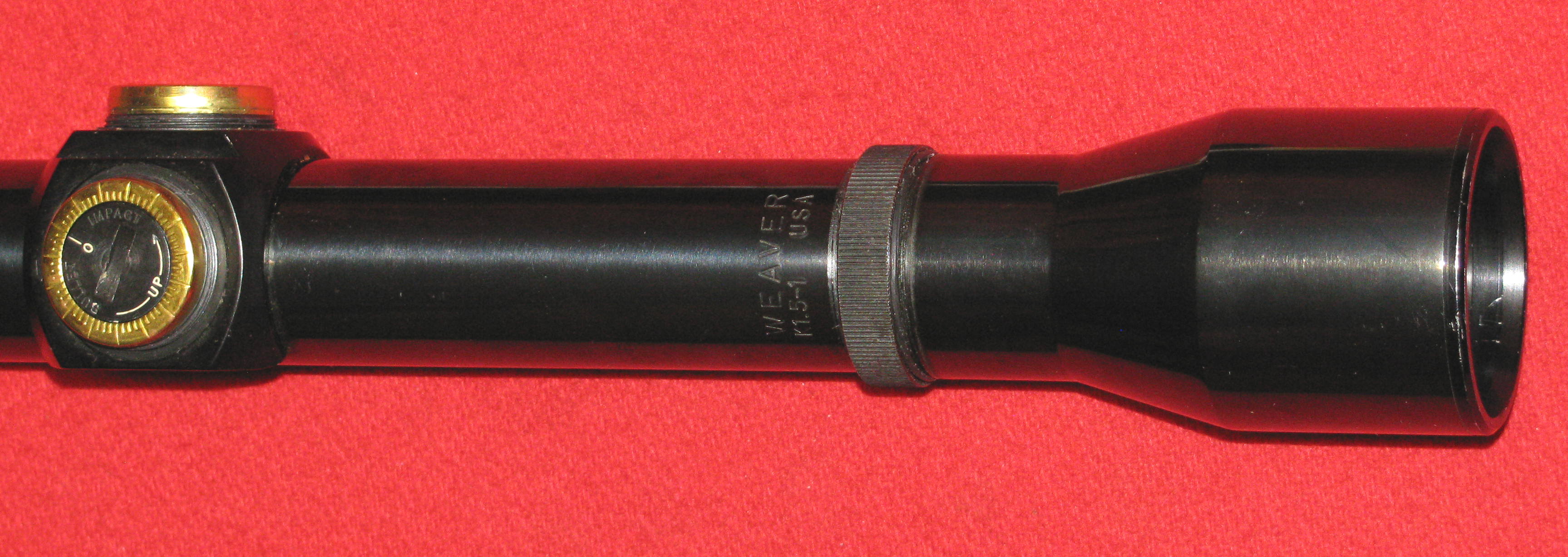 ZF / Zielfernrohr / Stahlglas, ein WEAVER MICRO - TRAC K 1.5-1 USA mit dem Absehen Duplex – Bild 3